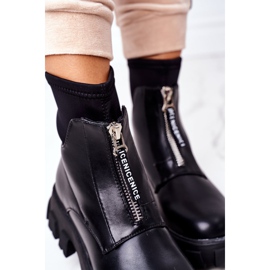 PS1 Bottes Pour Femmes Ouvrières Avec Une Fermeture À Glissière Black Cheers noir 2