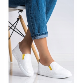 Sun Color Slipons Avec Insert Jaune blanche 2