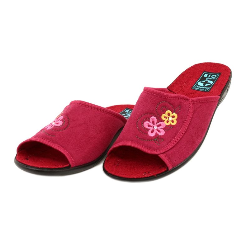 Chaussons femme Adanex 24625 rouge 3