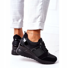 Baskets Compensées Vinceza 10606 Noir le noir 4