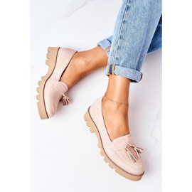 Mocassins en daim Lewski Shoes 3053 Cappuccino beige 1 Mocassins en daim Lewski Shoes 3053 Cappuccino beige 1