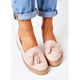 Mocassins en daim Lewski Shoes 3053 Cappuccino beige 2 Mocassins en daim Lewski Shoes 3053 Cappuccino beige 2