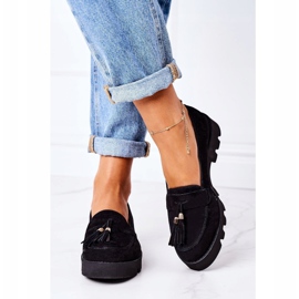 Mocassins en daim Lewski Shoes 3053 Noir 2