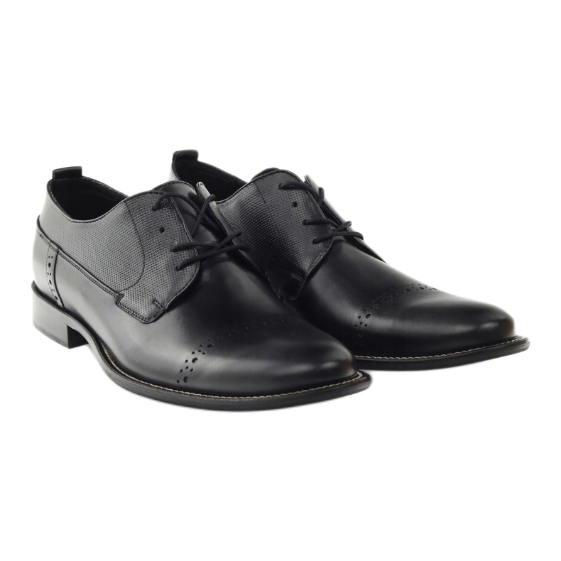 Chaussures homme Badura classiques noires 7599 le noir 4