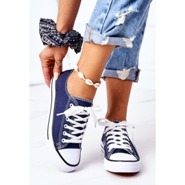 Baskets Omerta Classic Bleu Marine Femme 2