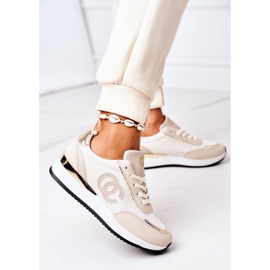 PE1 Chaussures Sport Femme Baskets Beige Under Control 2