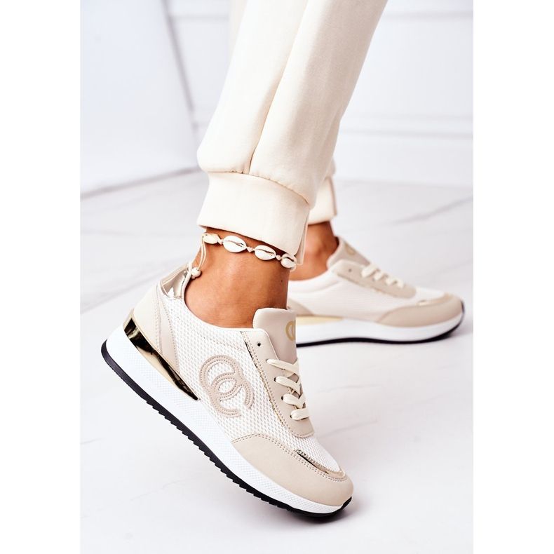 PE1 Chaussures Sport Femme Baskets Beige Under Control 2