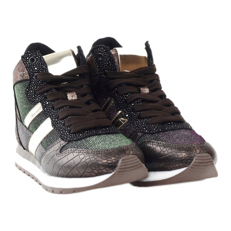 McArthur Chaussures de sport en cuivre métallique féminine brun 4