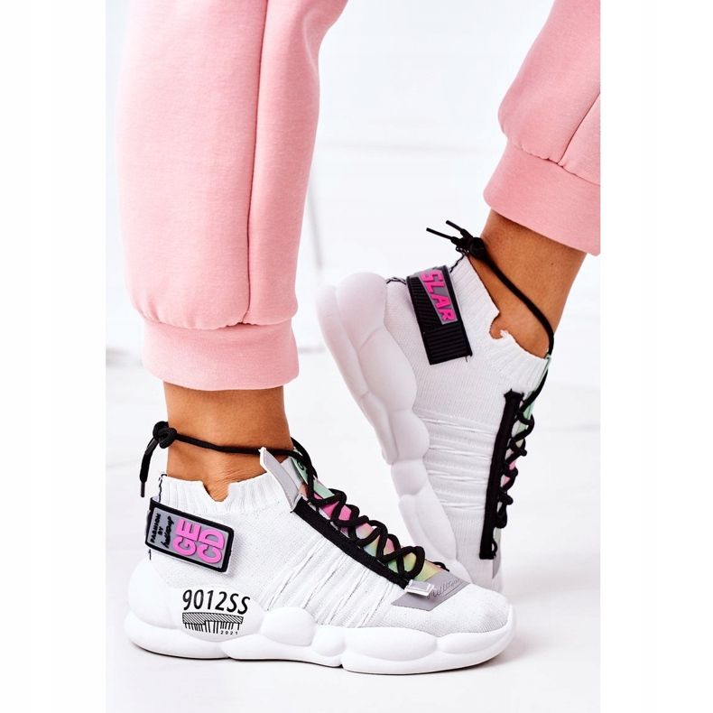 PS1 Chaussures de sport pour femmes Sneakers White Bubble Tea blanche 2