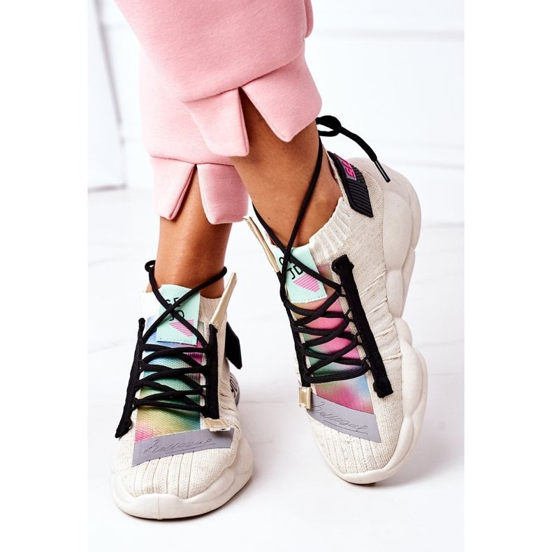 PS1 Chaussures de sport femme Baskets Beige Bubble Tea 1