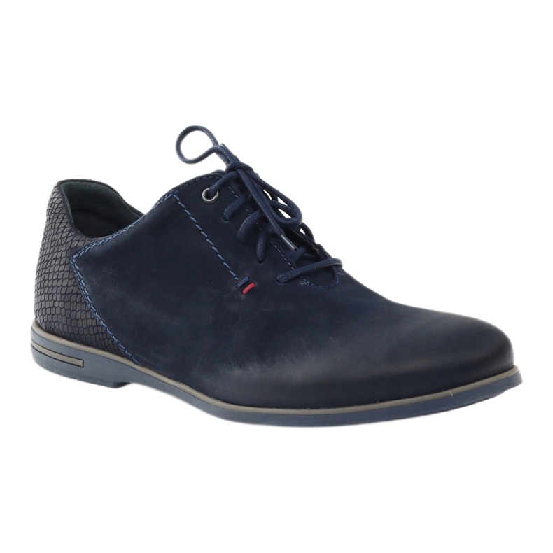 Chaussures décontractées pour hommes Riko 799 bleu 1