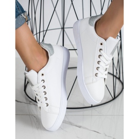 SHELOVET Chaussures de sport décontractées blanc 2