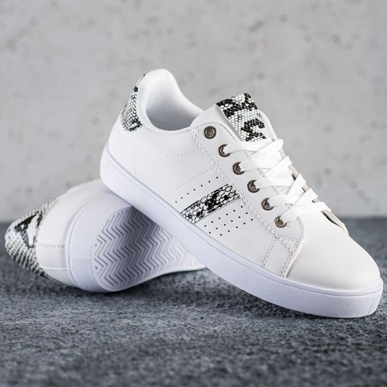 SHELOVET Chaussures de sport décontractées blanc 1