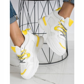 SHELOVET Baskets mode blanches 2