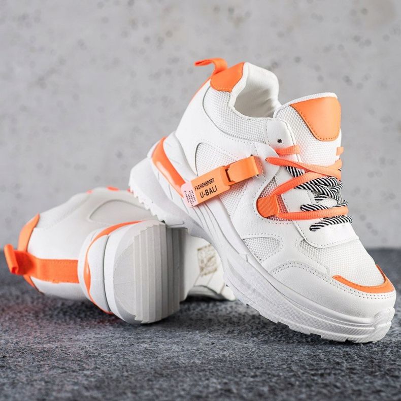 SHELOVET Baskets mode blanches 1