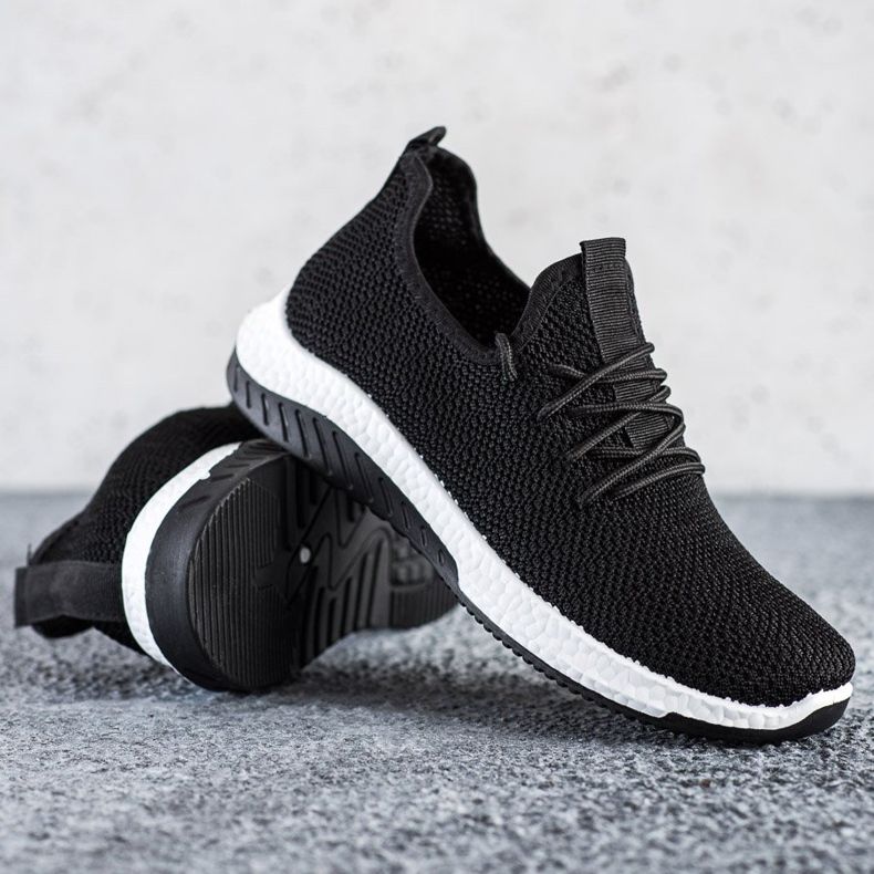 SHELOVET Chaussures de sport noires 1