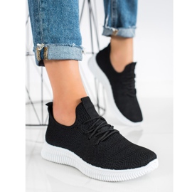 SHELOVET Chaussures de sport textiles le noir 2