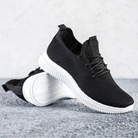 SHELOVET Chaussures de sport textiles le noir 1
