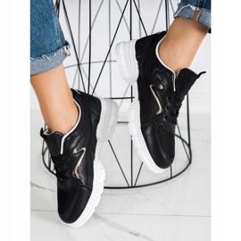 Marquiz Baskets noires à la mode le noir 1