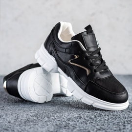 Marquiz Baskets noires à la mode le noir 3
