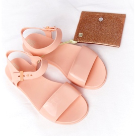 Sandales en caoutchouc écologiques parfumées ZAXY HH285123 Nude beige rose 1