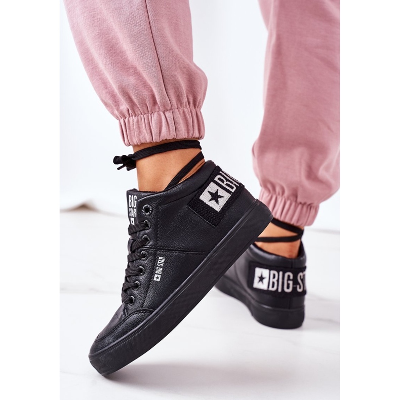 Baskets Femme Big Star Warm Noir EE274351 1