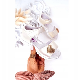 Sandales pour enfants avec velcro Golden Sweetheart d'or 1