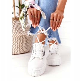 Baskets Femme Blanc Big City Life 4