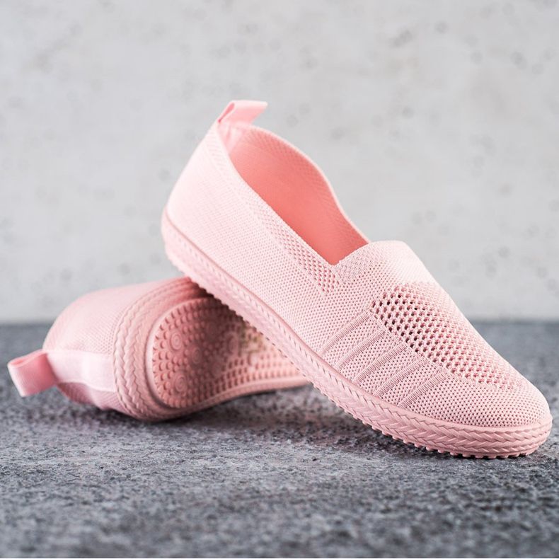 SHELOVET Slipons Ajourés rose 1 SHELOVET Slipons Ajourés rose 1
