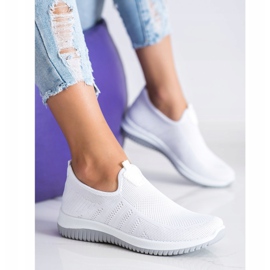 SHELOVET Chaussures de sport à enfiler blanche 2 SHELOVET Chaussures de sport à enfiler blanche 2