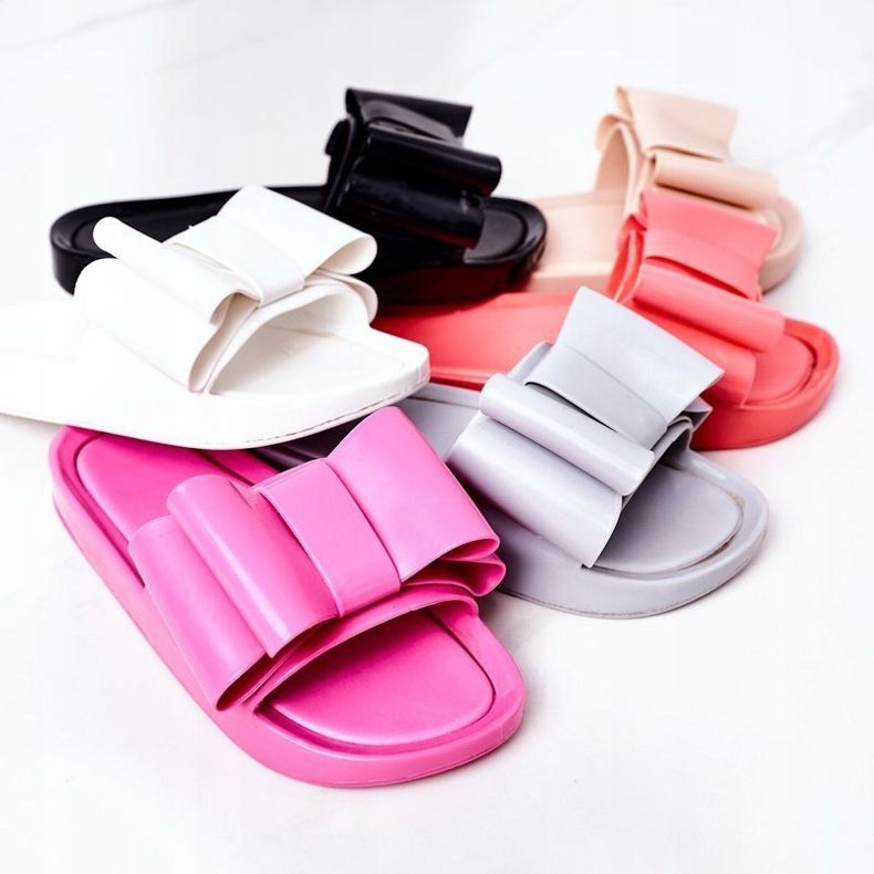 PS1 Chaussons En Caoutchouc Avec Nœud Avril Noir 1