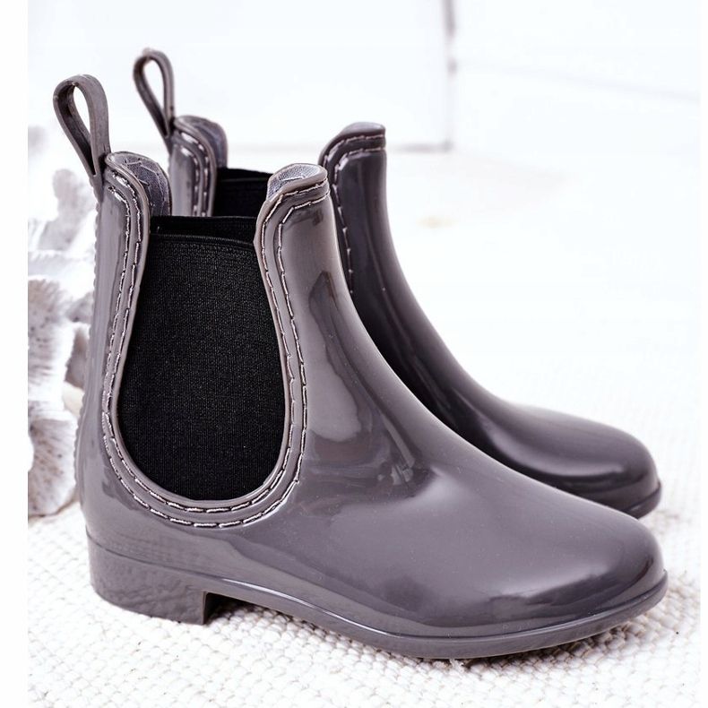 Bottines Galoches Jodhpur Enfant Gris Lily 2