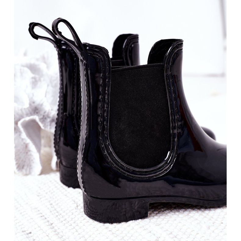 Bottines Jodhpur Enfant Galoches Noires Lily 1