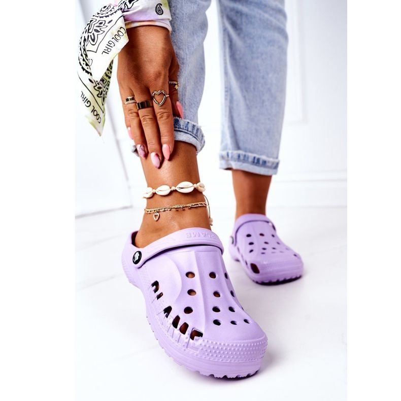 Pantoufles Crooks Eva Foam Pour Femmes Violet 2