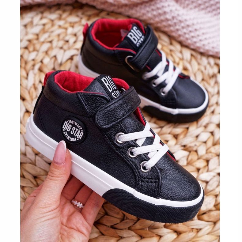 Chaussures Enfant Baskets Big Star Noir EE374001 2