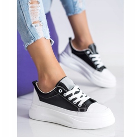 SHELOVET Baskets mode sur la plate-forme noir 2