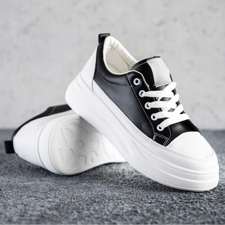 SHELOVET Baskets mode sur la plate-forme noir 1