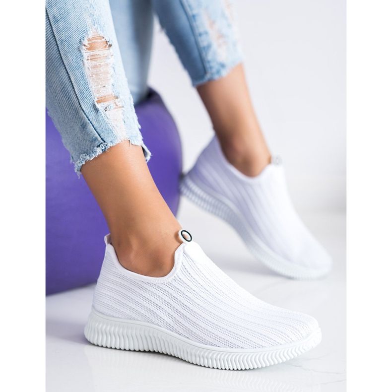 SHELOVET Chaussures de sport textiles blanche 2