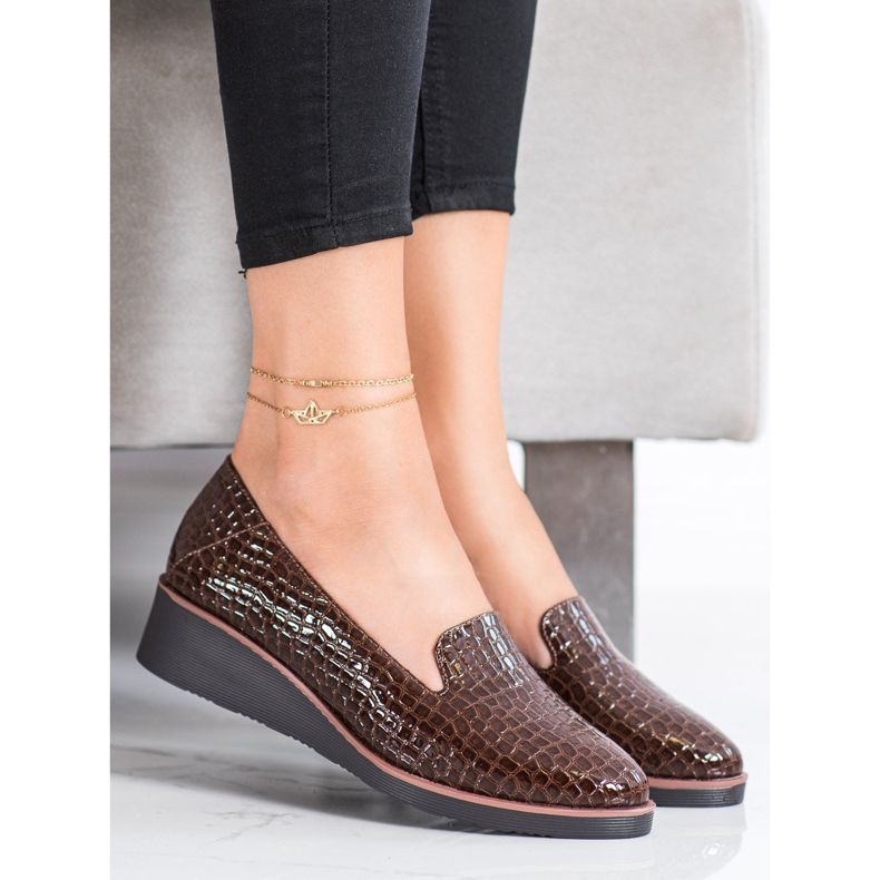 Imprimé serpent Lordsy VINCEZA brun 1