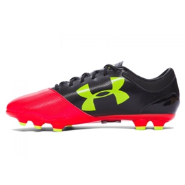 Under Armour Spotlight Dl Fg M 1272302-669 chaussures de football multicolore, rouge, noir rouge 1