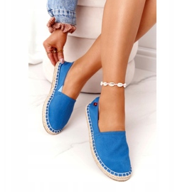 Espadrilles Sur Semelle Tressée Big Star DD274A152 Bleu 1