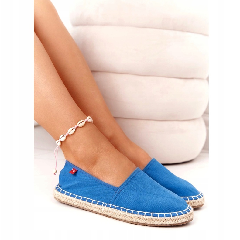 Espadrilles Sur Semelle Tressée Big Star DD274A152 Bleu 3