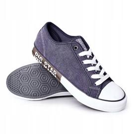 Baskets homme Big Star HH174047 bleu marine 1