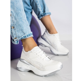 Melisa Baskets classiques nouées blanche 2