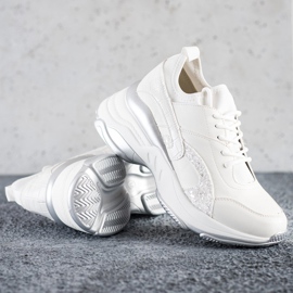 Melisa Baskets classiques nouées blanche 1