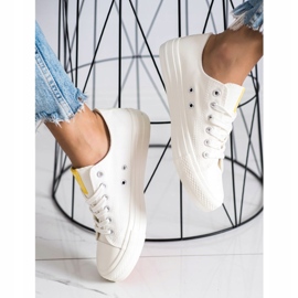 SHELOVET Baskets blanches classiques 1