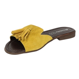 Inblu pantoufles chaussures pour femmes 158D149 vert 3