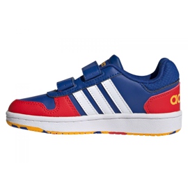 Chaussures Adidas Hoops 2.0 C Jr FY9443 le noir bleu 1