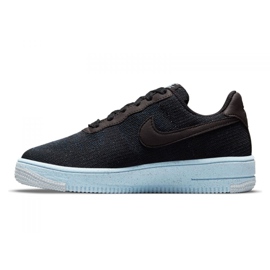 Chaussure Nike Air Force 1 Crater Flyknit Jr DH3375-001 le noir 2