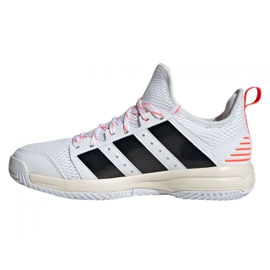 Chaussures adidas Stabil Jr FZ4655 multicolore blanche 1 Chaussures adidas Stabil Jr FZ4655 multicolore blanche 1